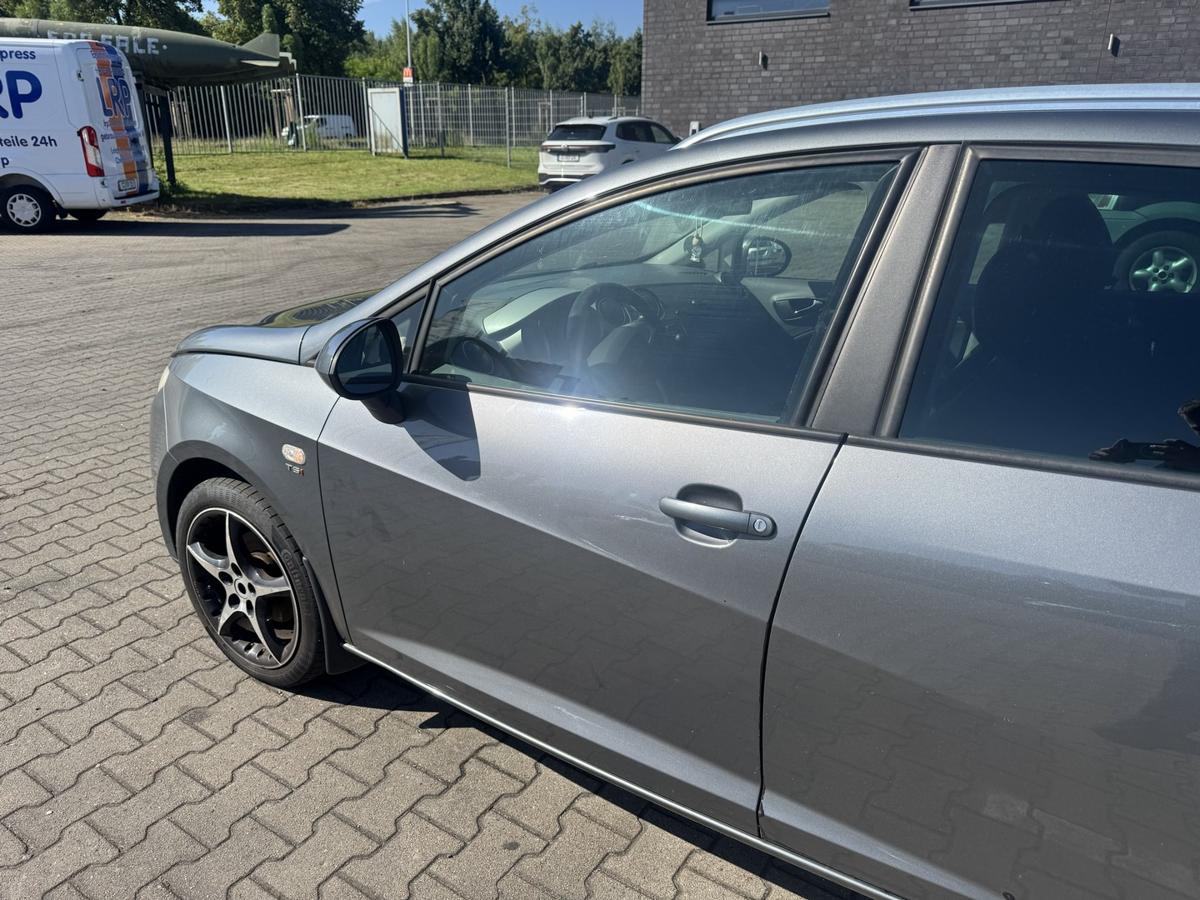 Seat Ibiza ST 6J original T&uuml;r vorne links 5-T&uuml;rer LX7R Monsungraumetallic Rohbau Bj.2012